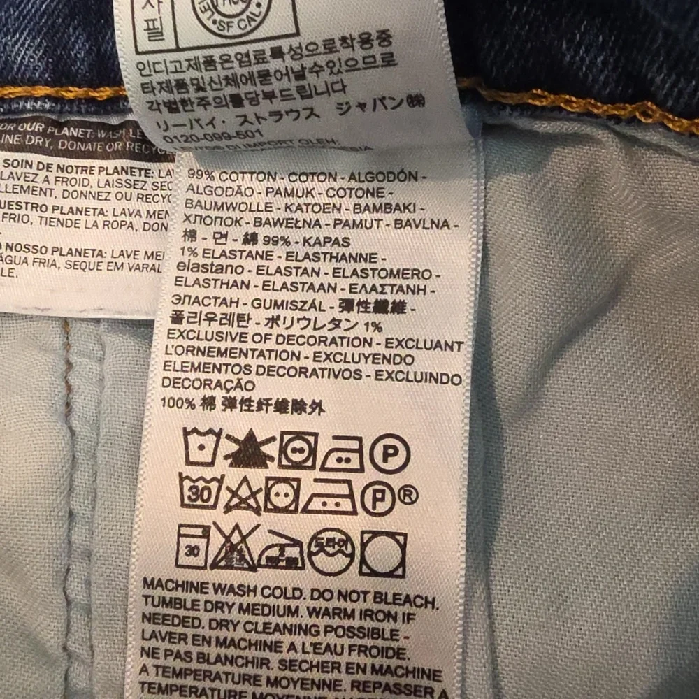 Levi's 505 Mens Size 38x30 Straight Leg Stretch Medium Wash